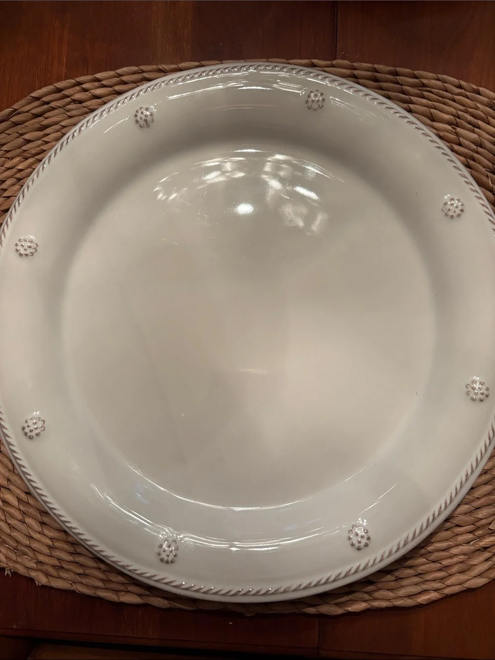Juliska Berry & Thread dinner plates-set of 2